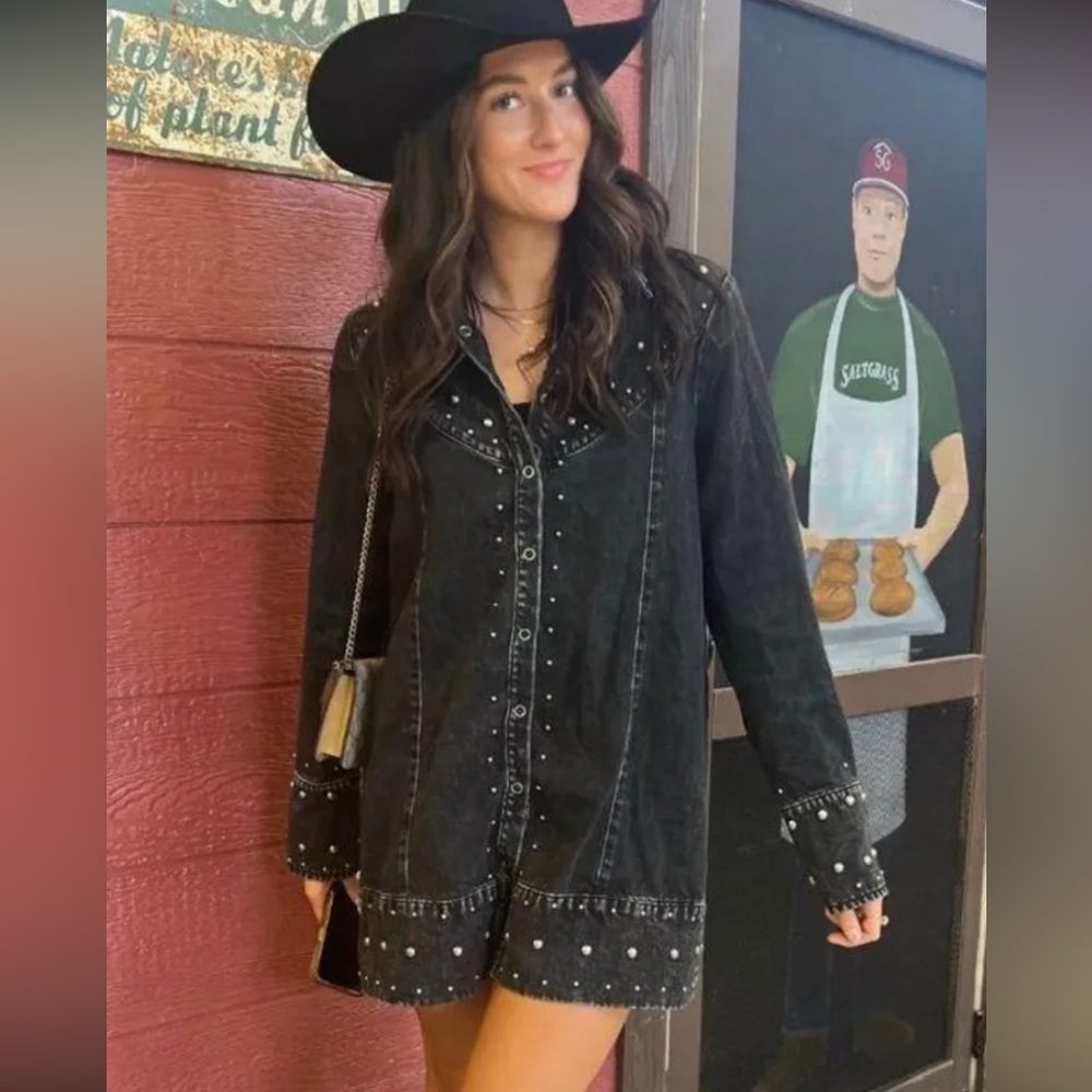 Free People Bennett Denim Dress